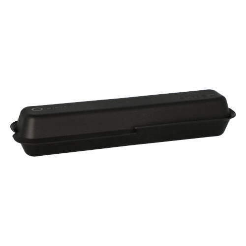 Papstar 1x 90 "Circulware by Haval" Mehrweg-Foodboxen 2 cm x 23,4 cm x 5,85 cm schwarz , 2-teilig