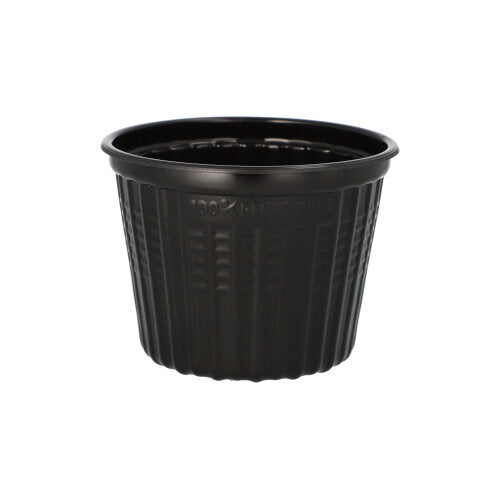 Papstar 20x 25 Mehrweg-Snack- und Suppenbecher PP 500 ml Ø 11,5 cm · 8,5 cm schwarz
