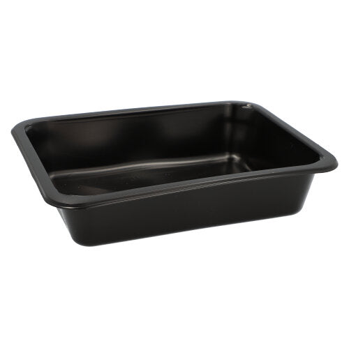 Papstar 20x 20 Mehrweg-Menüschalen PP ungeteilt 4,5 cm x 22,7 cm x 17,8 cm schwarz