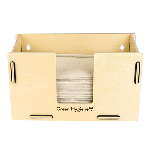 Papstar 8x "Green Hygiene" Spender für Handtuchpapier "KÜCHENSTUBE" 16,5 cm x 28,5 cm x 15 cm natur