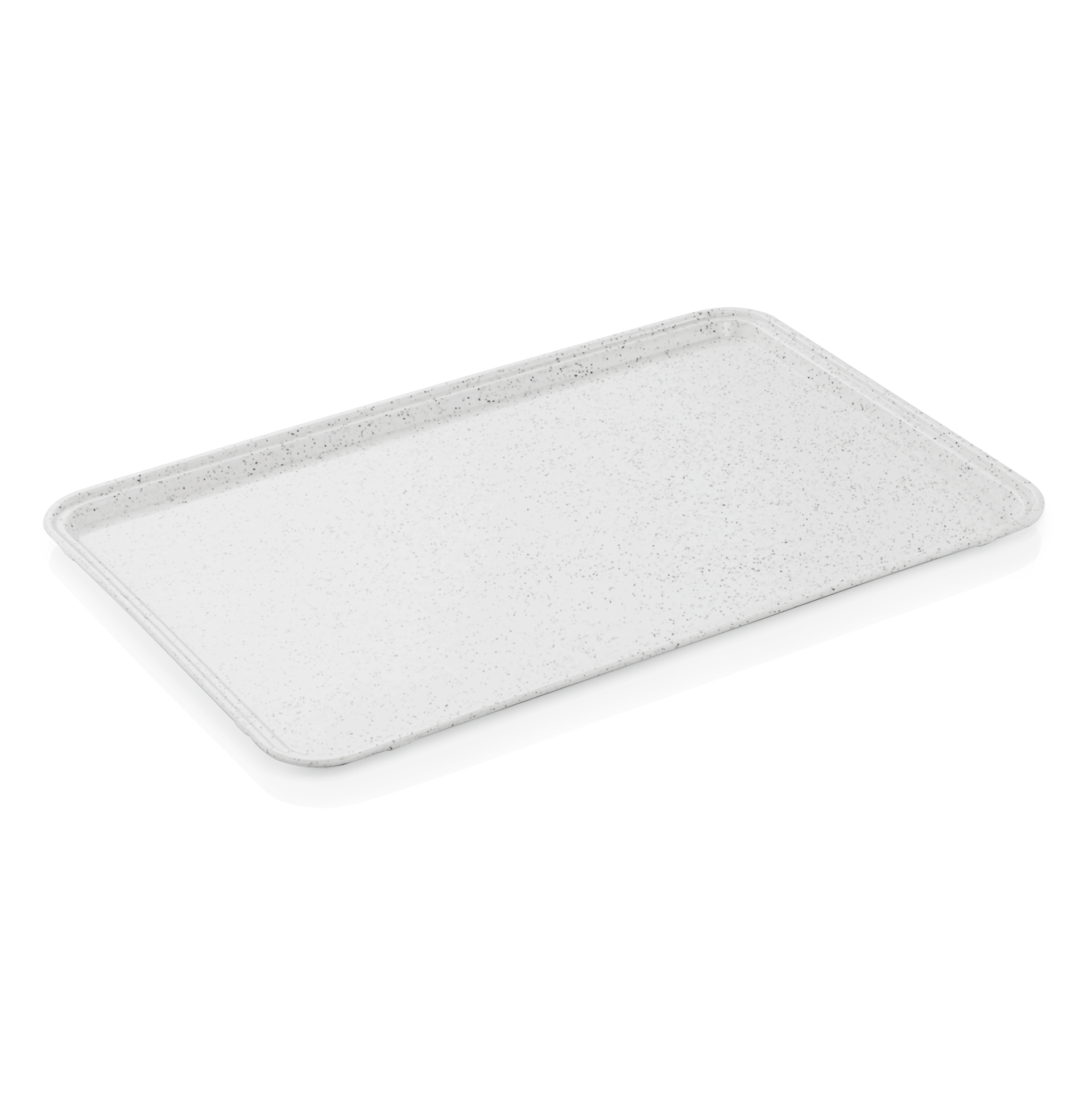 WAS Germany 1x EN Tablett TRAY 97, 53 x 37 cm, hellgrau, Polyesterfaserstoff (9710531)