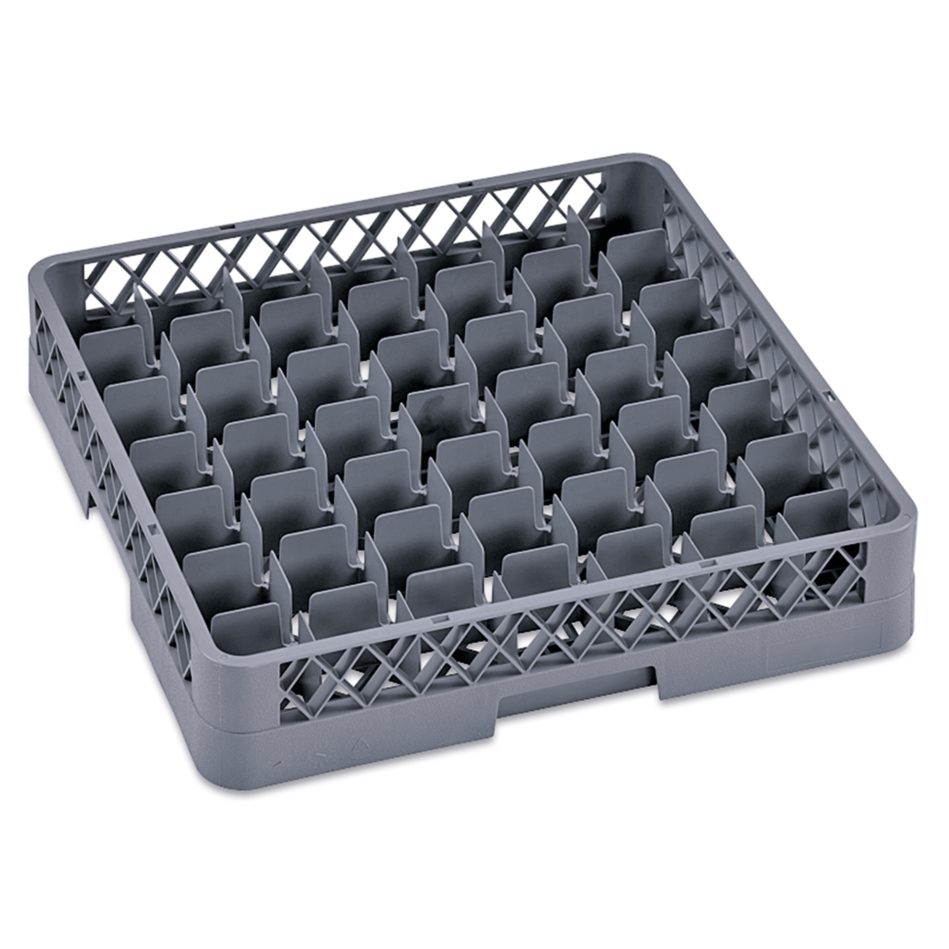 WAS Germany Gläserkorb, Serie: Dish Rack 98, Korbmaß: 50x50cm, 49 Einteilungen (9860049)