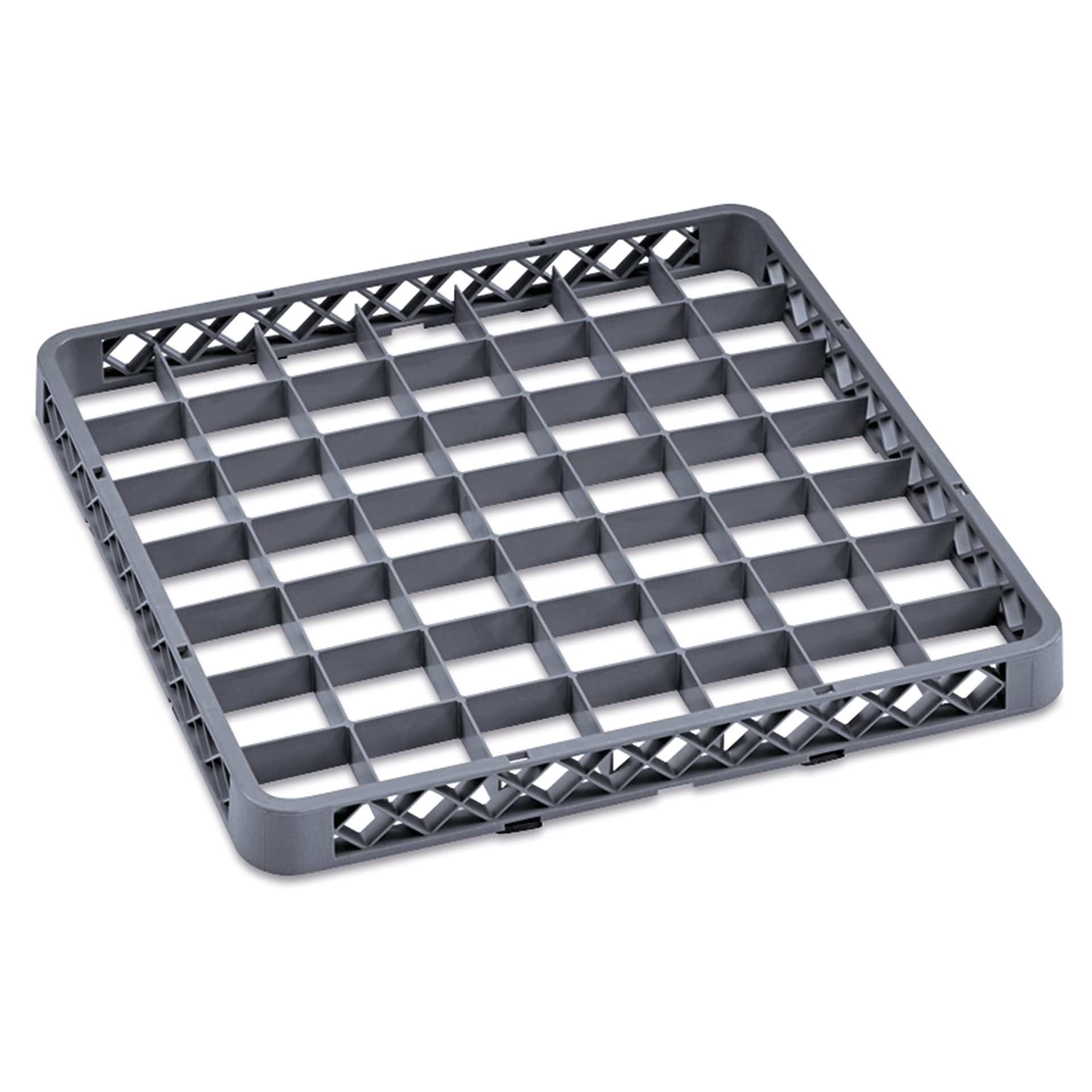 WAS Germany Gläserkorb Erweiterungselement, Serie: Dish Rack 98, Korbmaß: 50x50cm, 49 Einteilungen (9861049)