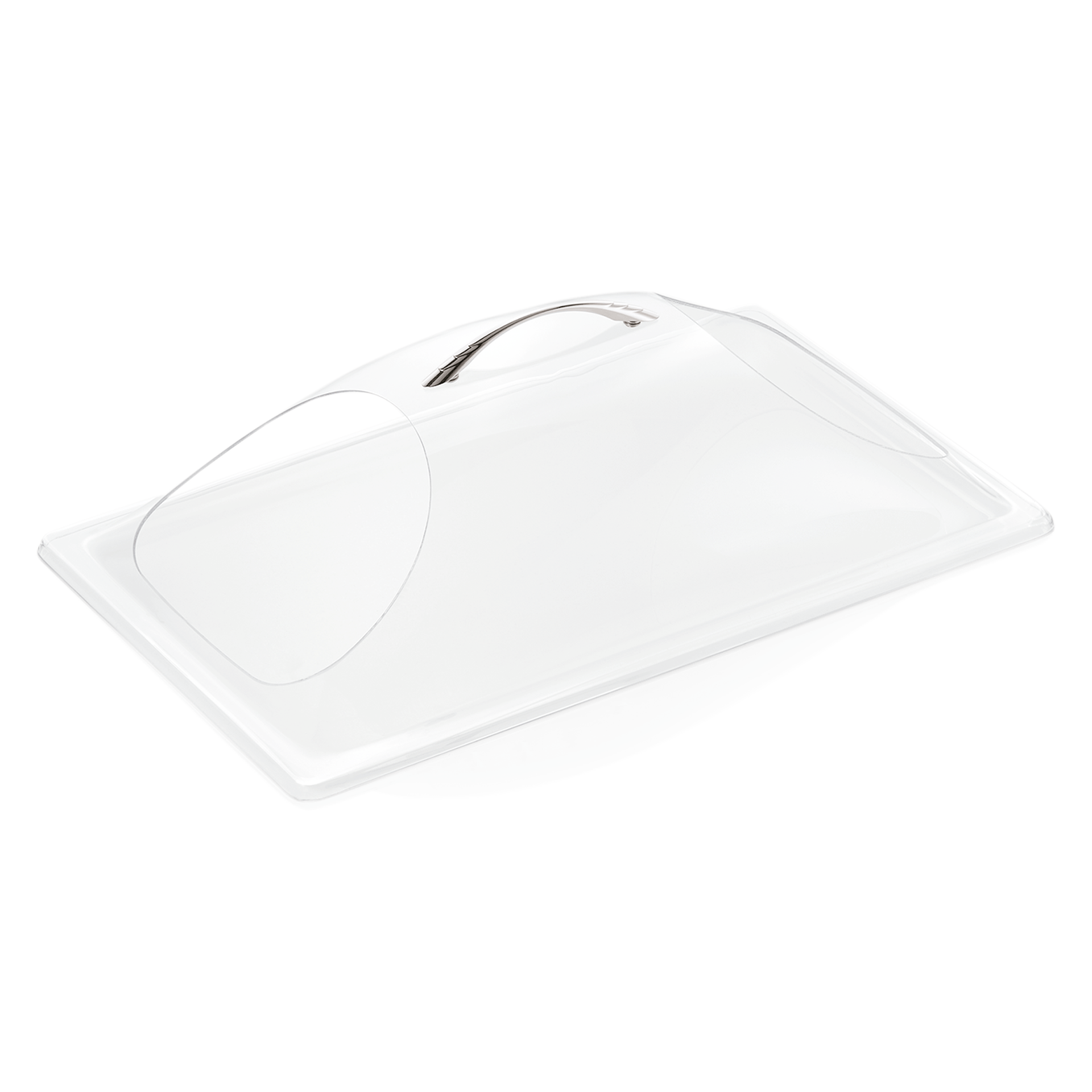 WAS Germany Kuppelhaube (GN1/1), 2 Seitenausschnitt, Polycarbonat, 53x32,5x13cm (9911002)