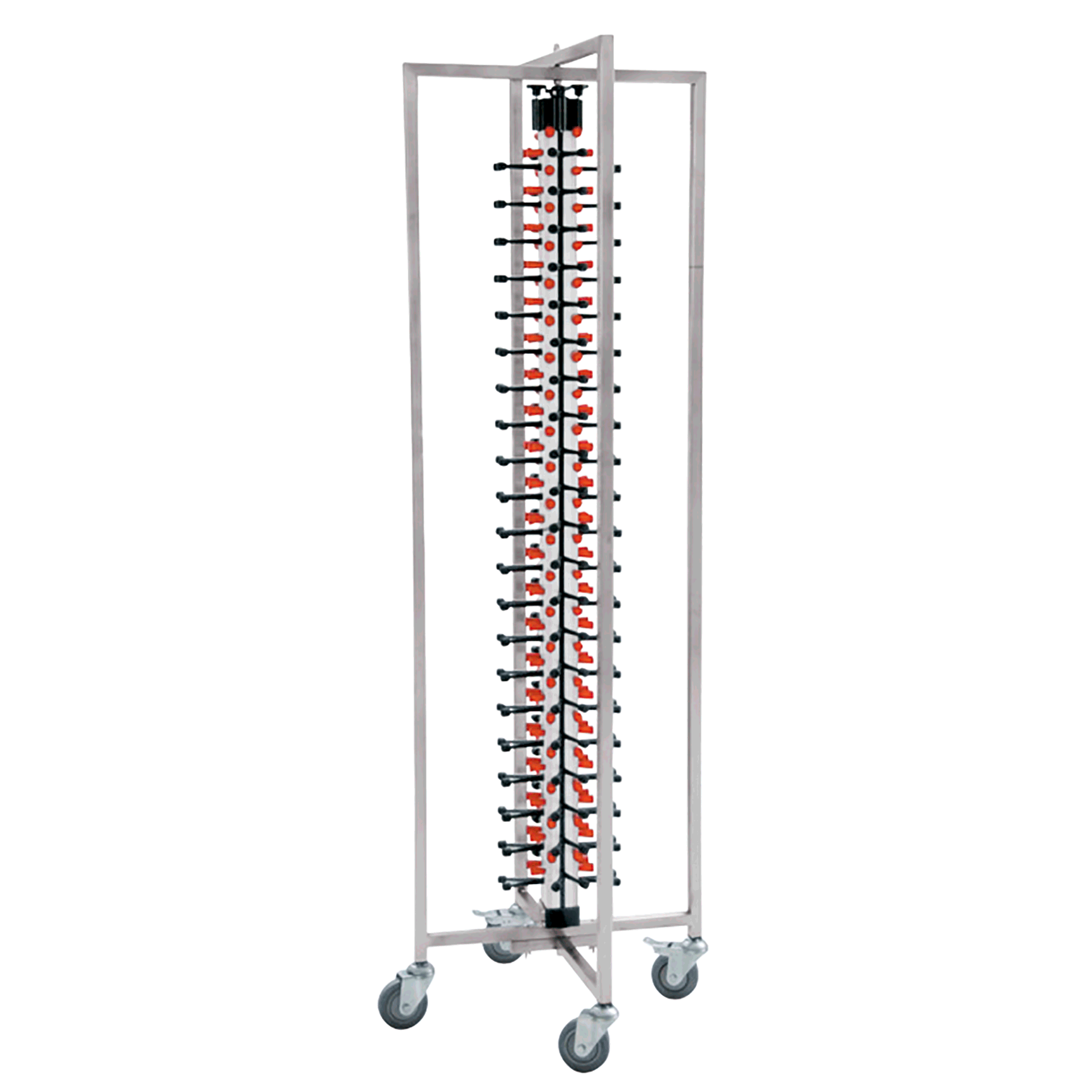 WAS Germany Tellerstapelsystem (Für 84 Teller), Aluminium, Stahl und ABS Kunststoff, 65x59x188cm (9946084)
