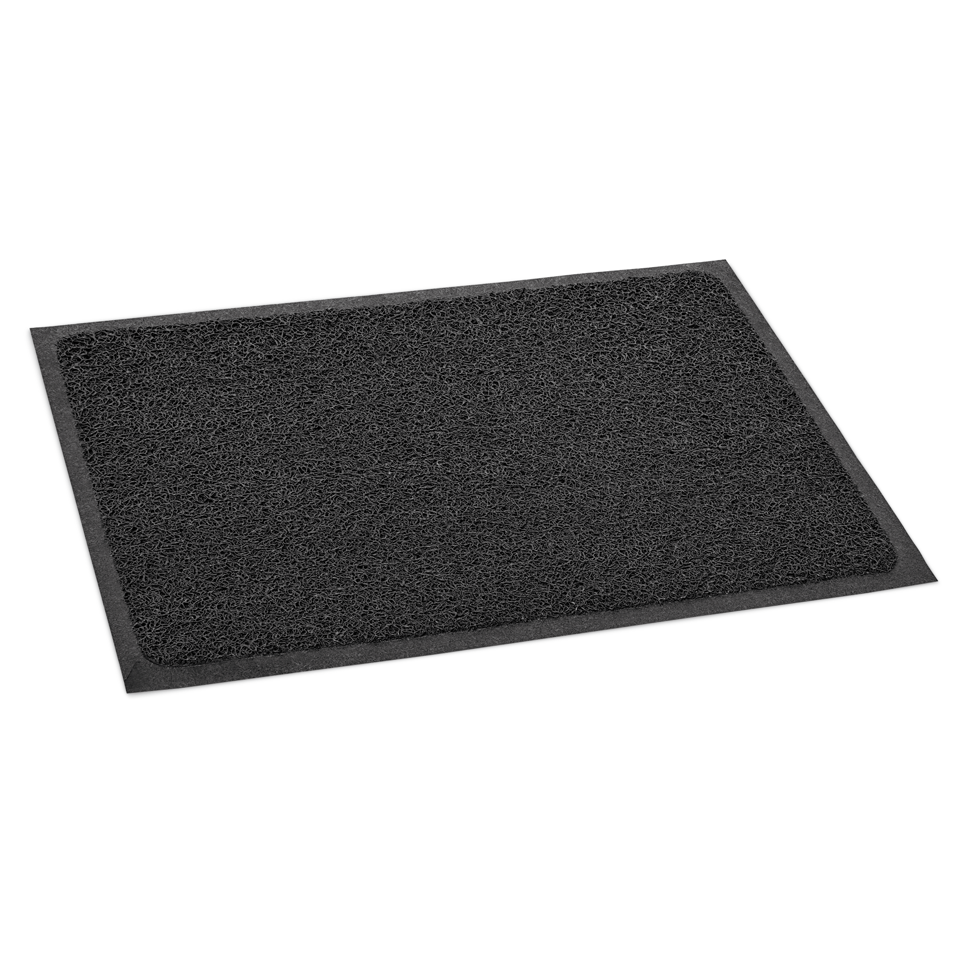 WAS Germany Schmutzfangmatte (Rutschhemmend mit Schaumstoffrücken), PVC, Schwarz, 150x120x1cm (9984150)