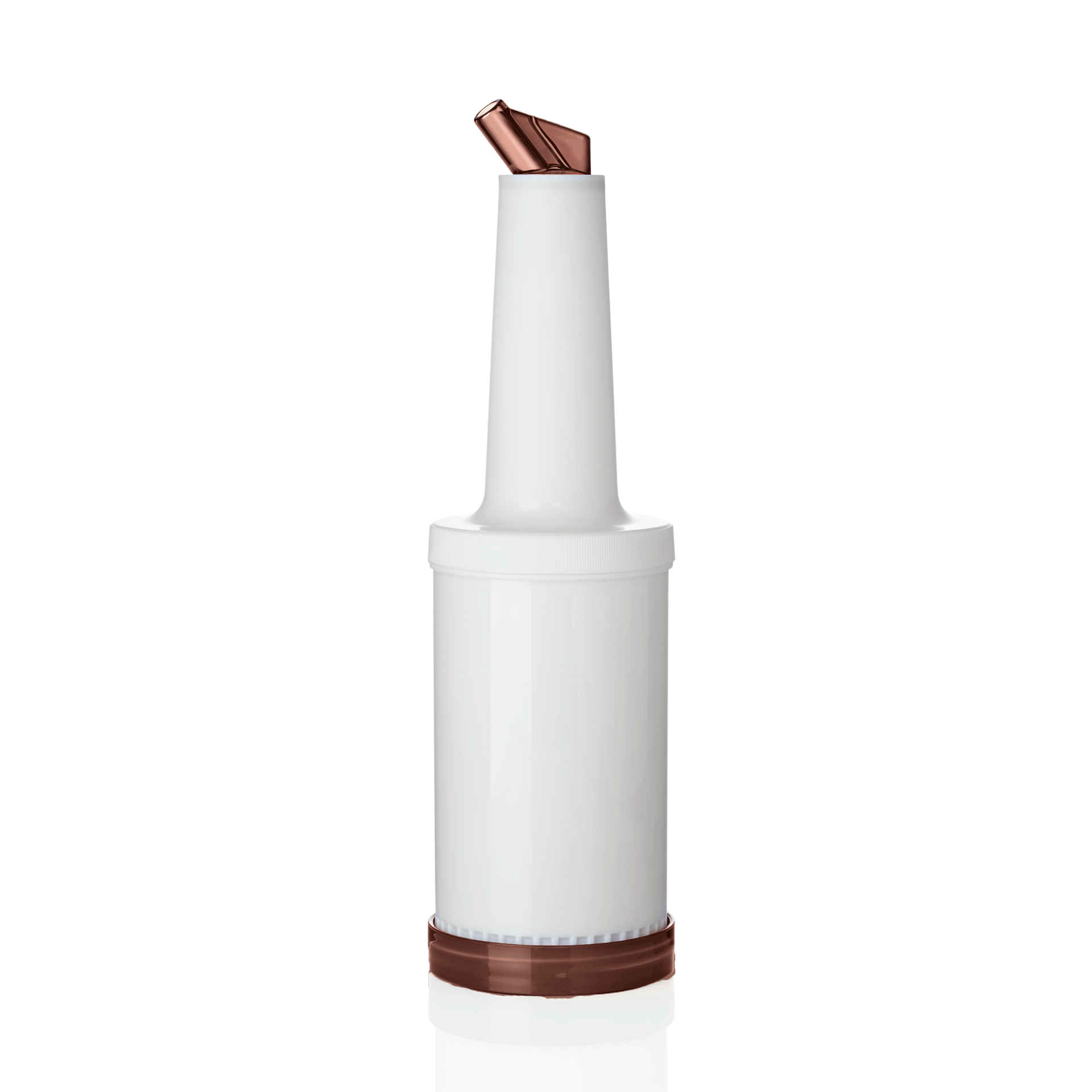 WAS Germany Dosier- und Vorratsflasche Speed Bottle, Polypropylen, Braun, Inhalt: 0,85L, Durchmesser: 9cm (9994001)