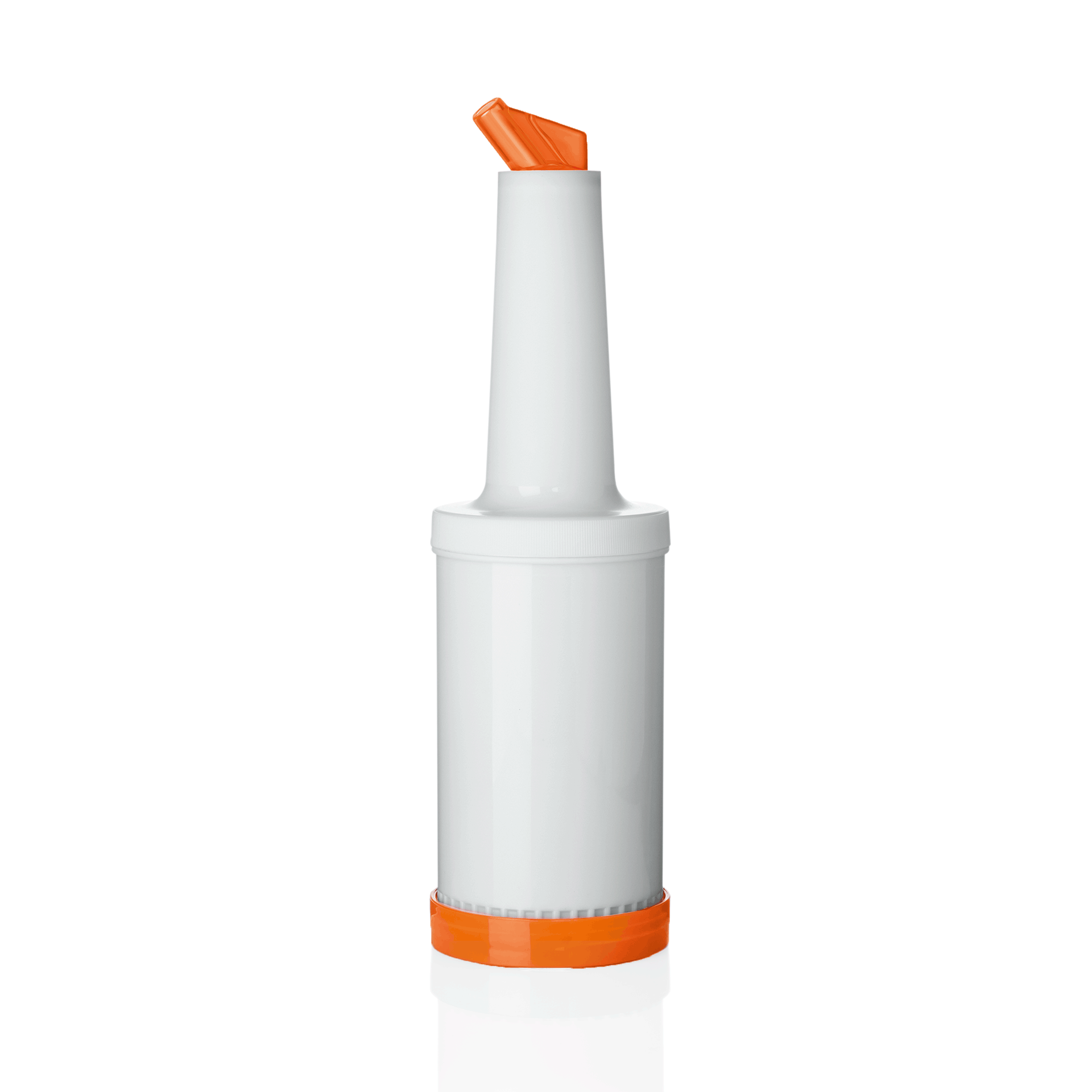WAS Germany Dosier- und Vorratsflasche Speed Bottle, Polypropylen, Orange, Inhalt: 0,85L, Durchmesser: 9cm (9994004)