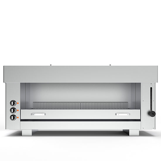 Mastro Elektro-Salamander, Edelstahl, 3 Heizelementen, 9,6 kW, 400V, 1290x430x600mm