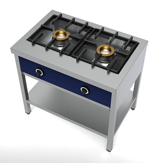 Mastro Pancake Gaskocher, 2 Brenner, je 8kW