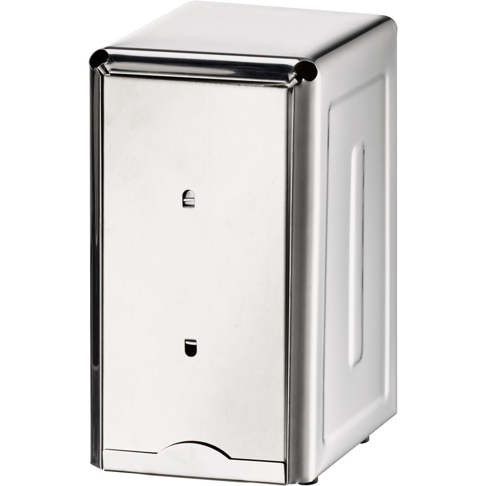 Stalgast Serviettenspender (Für Servietten 170x170mm), Edelstahl, Silber, 100x115x180mm