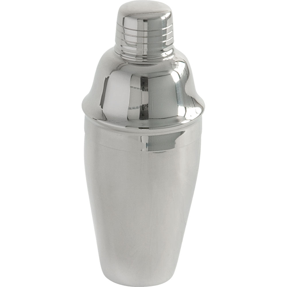 Stalgast Cocktailshaker, Edelstahl, Dreiteilig (Becher, Siebaufsatz, Deckel), Inhalt: 700ml