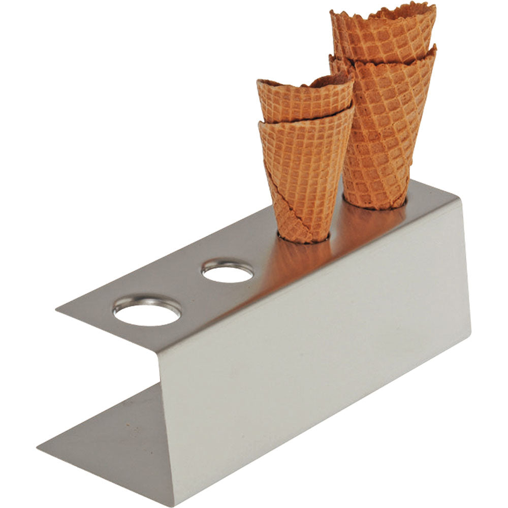 Stalgast Waffelhalter (Für 4 Waffeln), Edelstahl, Silber, 95x270x90mm