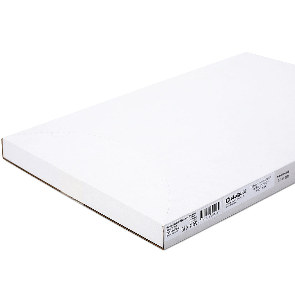Stalgast Beschichtetes Backpapier, Zuschnitte je 530x325 mm, 500 Stück, weiß