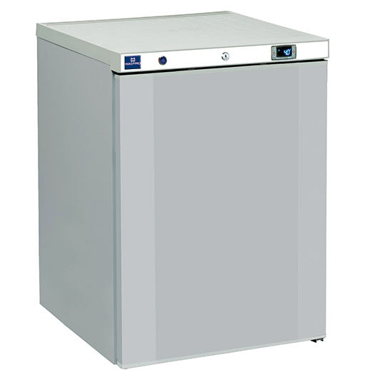Mastro Unterbaukühlschrank in Edelstahl, 200 Liter, 0°/+8°C