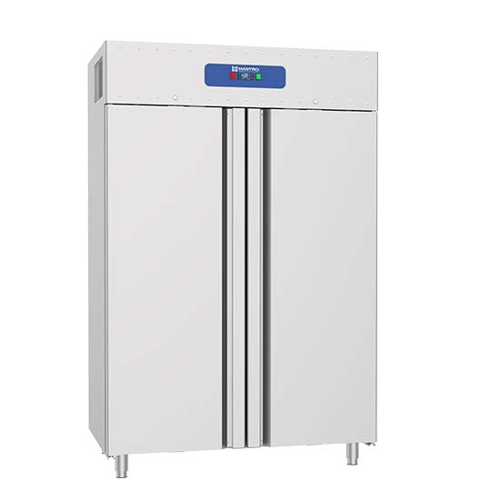 Mastro Tiefkühlschrank (GN2/1), Edelstahl, Silber, 0,560kW, 230V, 1.400L, 1400x810x2050mm