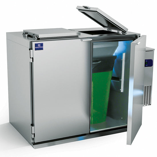 Mastro Nassmüllkühler für 2x 120/ 240 Liter Mülleimer, mit Aggregat rechts und Winterkit