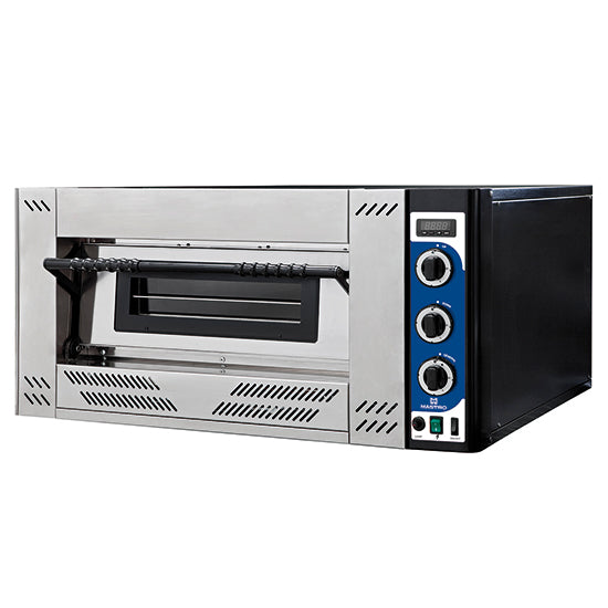 Mastro Gas-Pizzaofen (Für 4 Pizzen mit einem Durchmesser 300mm), 16,1kW, 220-240V, 1000x1060x540mm