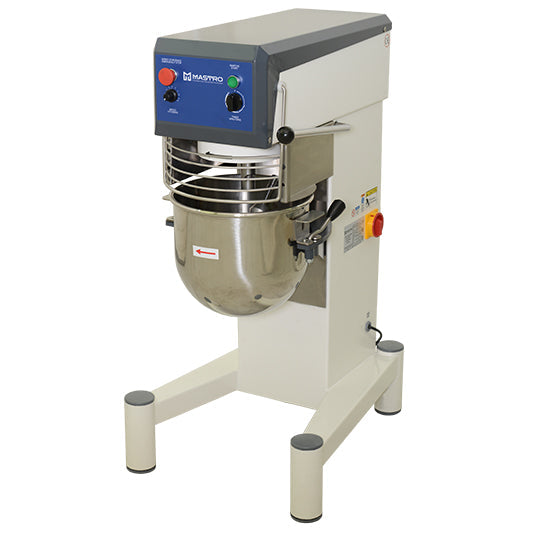 Mastro Planetenrührmaschine 20 Liter mit Geschwindigkeitsregler und Zeitschaltuhr - 230V