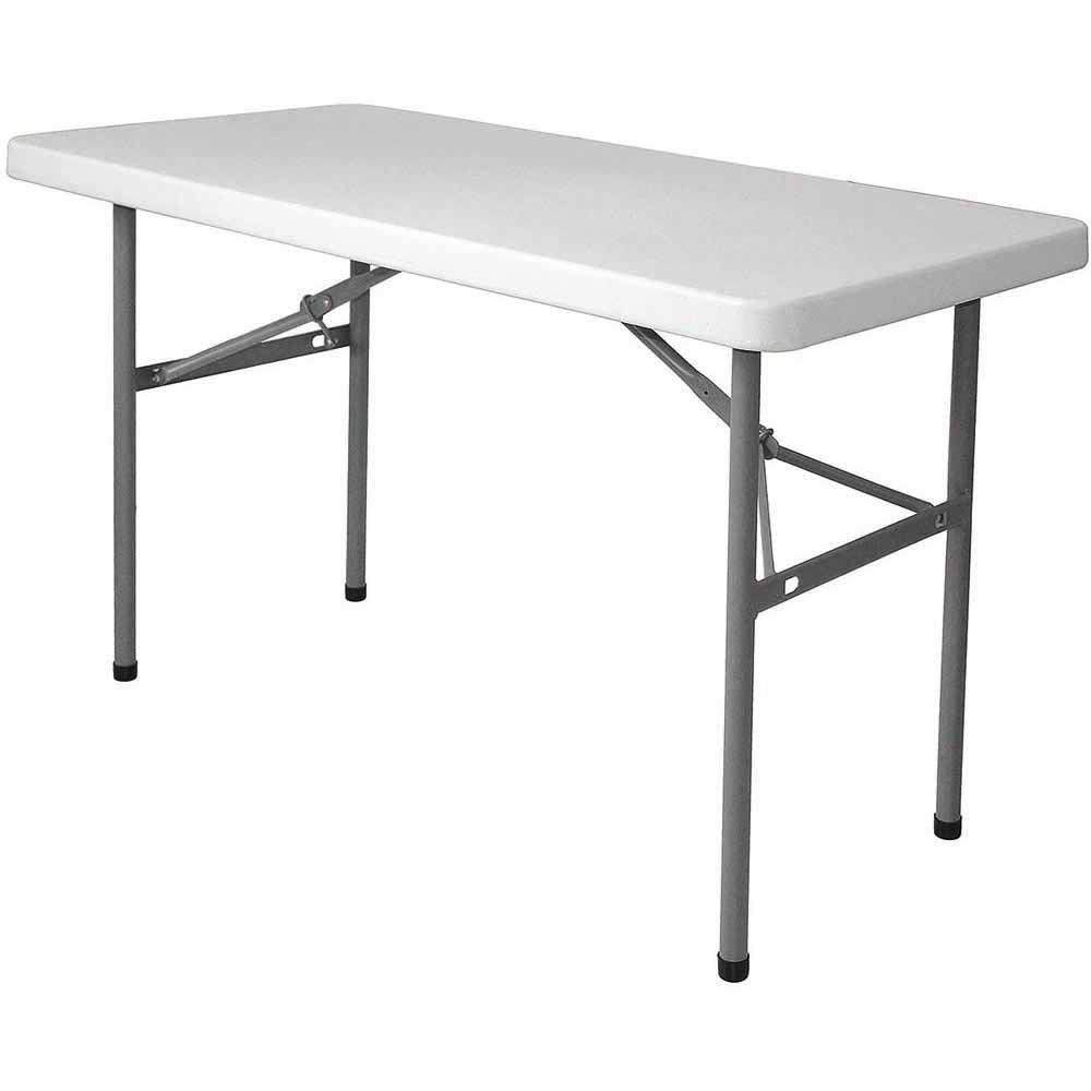 Stalgast Buffettisch (Klappbar), Polyethylen, Grau und Weiß, Rechteckig, 1220x740x610mm