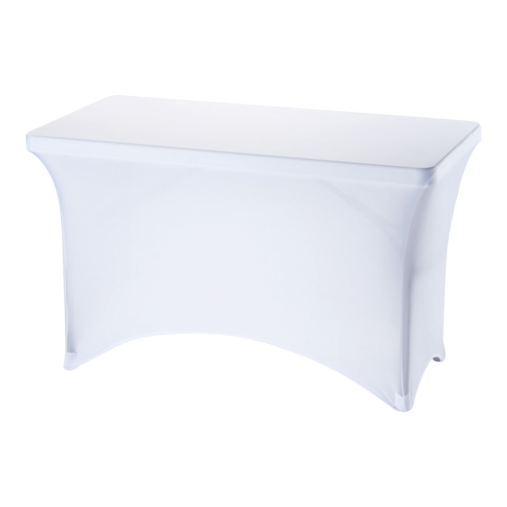 Husse (Für Buffettische), Polyester und Elasthan, Weiß, 1220x610x740mm