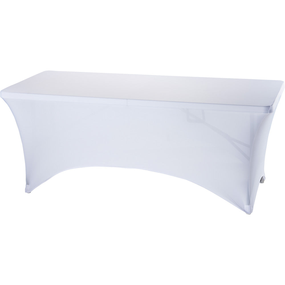Husse (Für Buffettische), Polyester und Elasthan, Weiß, 1840x750x740mm