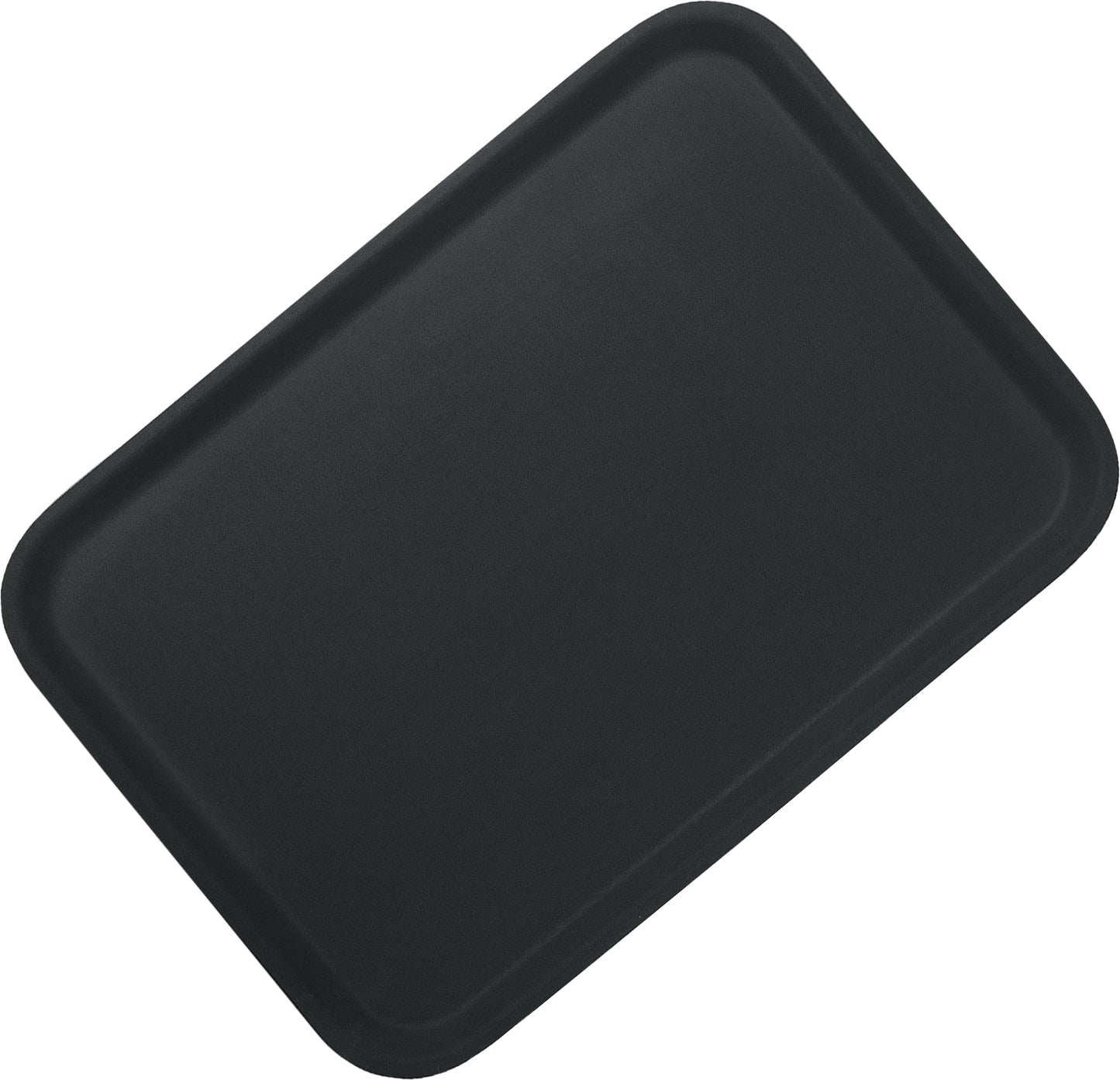 Cambro 12x Tablett "Corfu" (CO3646D01), Laminat, Schwarz, Mit rutschfester Gummioberfläche, Rechteckig, 36x46cm