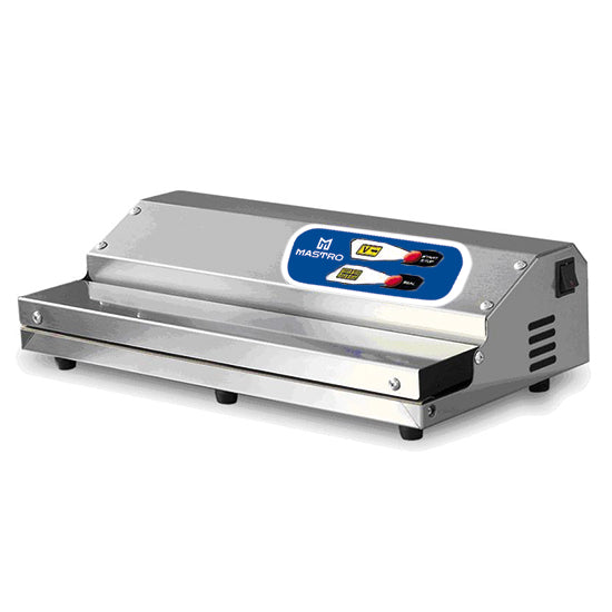 Mastro Vakuummaschine in Edelstahl, Tischmodell, Schweißbalken 350 mm