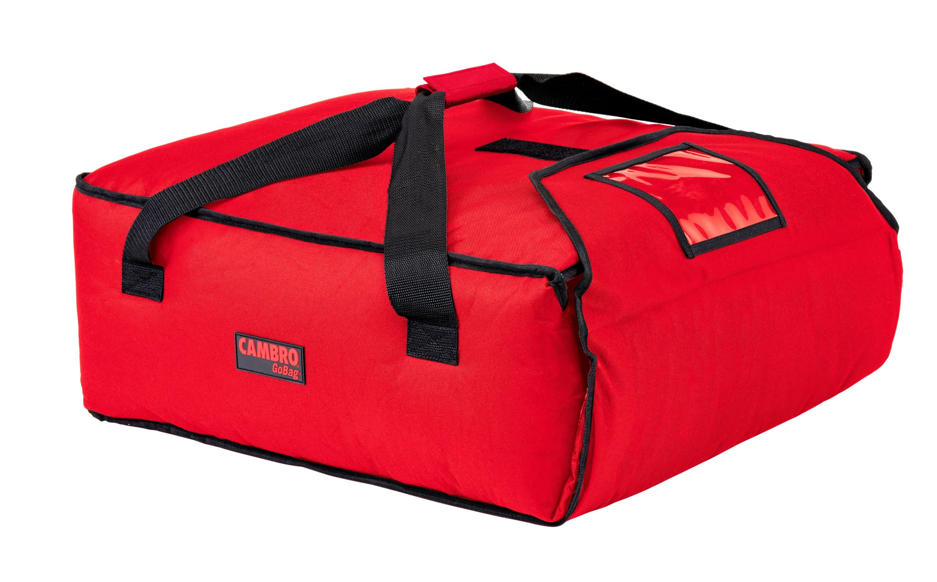 Cambro GoBag® Bietet Platz für drei 45,7 cm oder vier 40,6 cm große Pizzakartons, ABM: 44,5 x 51 x 32,26 cm, 4 Stück im Karton - GBP318521