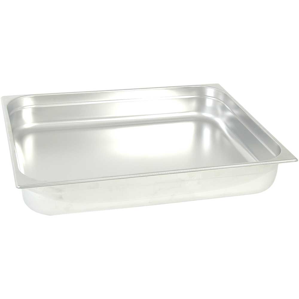 Stalgast GN Behälter (GN 2/1-150mm), Edelstahl, Serie: STANDARD, Inhalt: 42L, 650x530x150mm