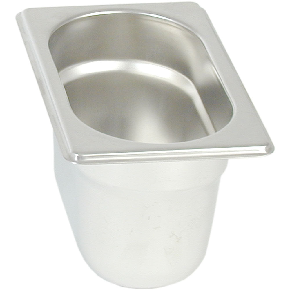 Stalgast GN Behälter (GN 1/9-65mm), Edelstahl, Serie: BASIC, Inhalt: 500ml, 108x176x65mm