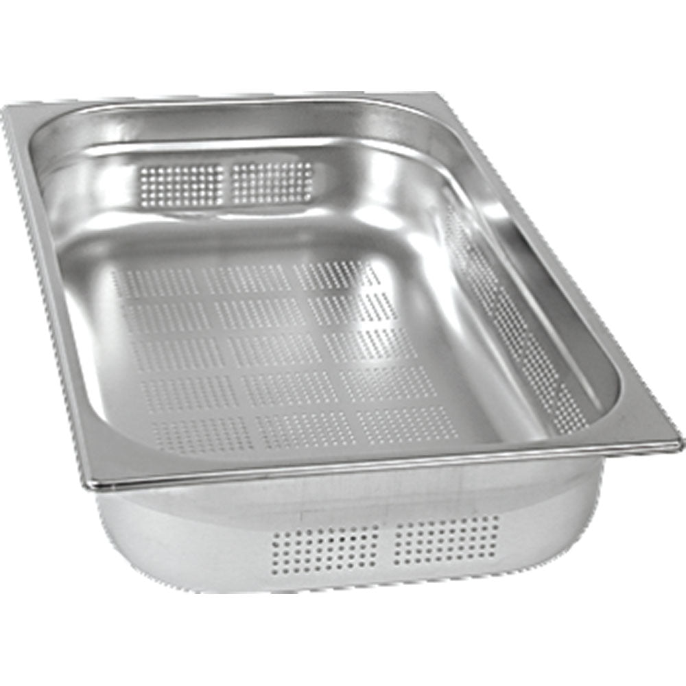 Stalgast Gastronormbehälter (GN1/1, Perforiert), Edelstahl, Serie: STANDARD, Inhalt: 19L, Höhe: 150mm