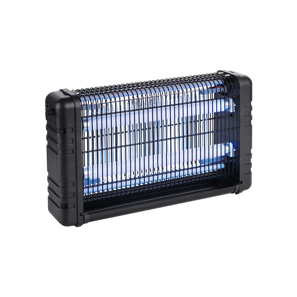 Stalgast Insektenvernichter mit UV-A-LED-Lampen, Schwarz, 230V, Wirkungskreis ca. 80m², 437x265x100mm