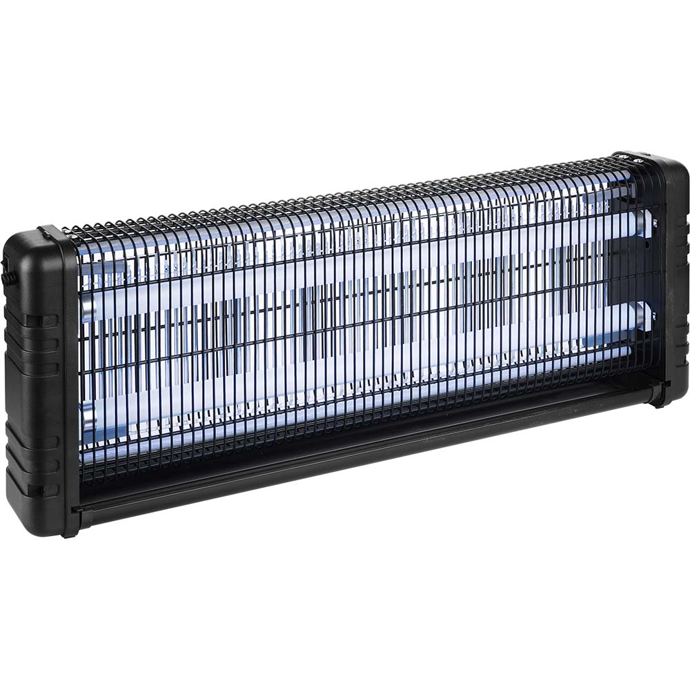Stalgast Insektenvernichter mit UV-A-LED-Lampen, Schwarz, 230V, Wirkungskreis ca. 150m², 696x265x100mm
