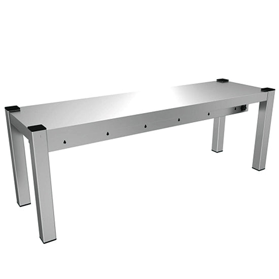 Mastro Ausgabeaufsatz, Aufsatz 1-etagig, seitlich offen, 1400x300 mm