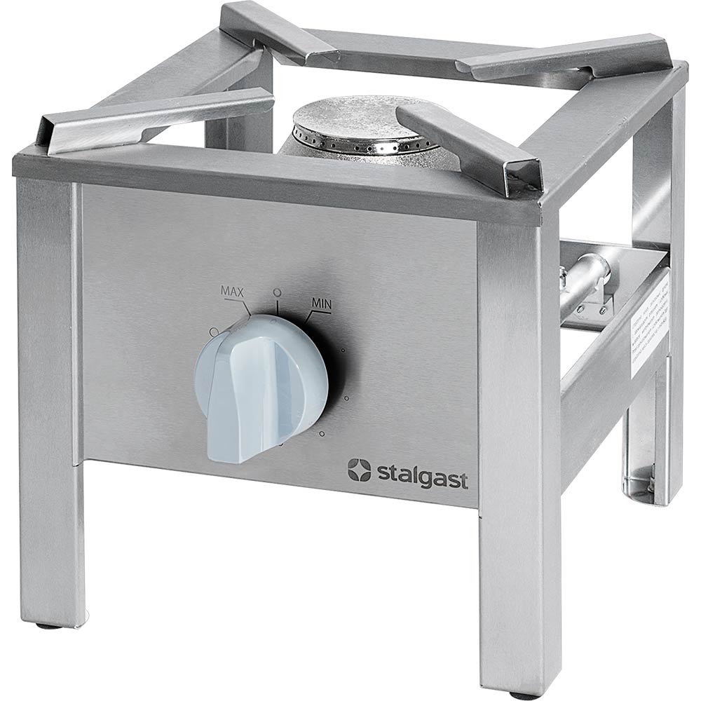 Stalgast Gas-Hockerkocher (G30), Edelstahl, 5kW, 340x340x340mm