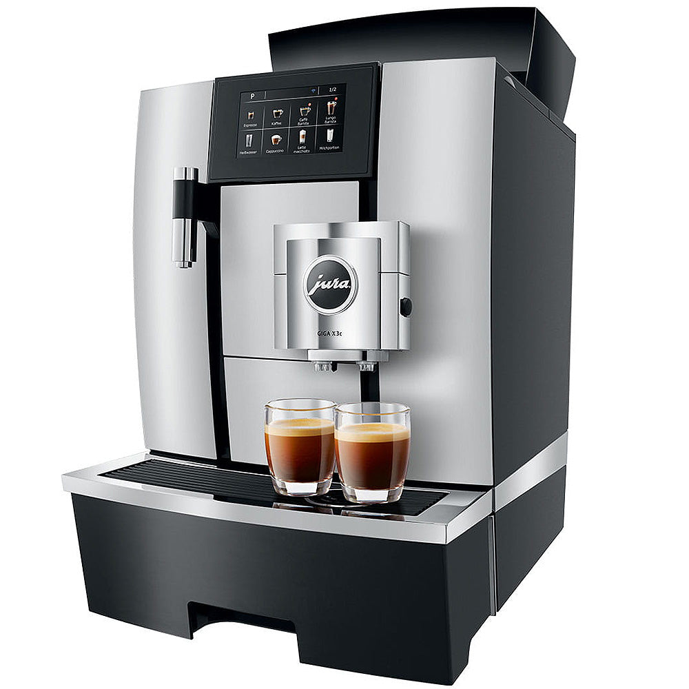 Jura Giga X3C (Festwasseranschluss) Chrom, Kaffeevollautomat, bis zu 150 Tassen pro Tag