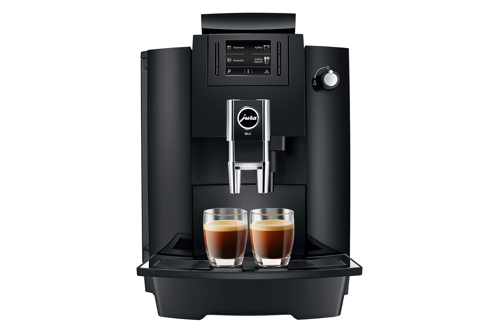 Jura WE6 (Tankversion) Schwarz, Kaffeevollautomat, bis zu 30 Tassen pro Tag