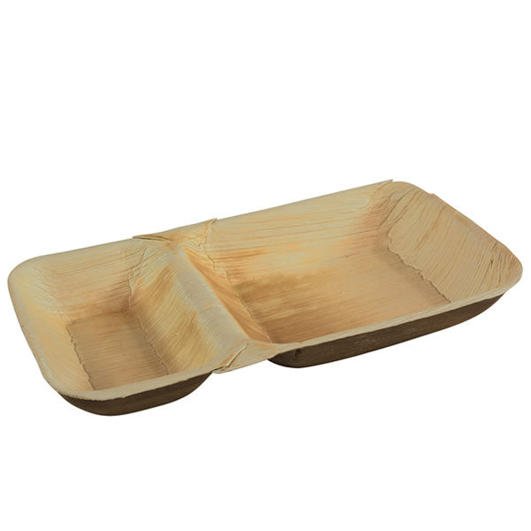 Kögler 120x Buffet-Teller, rechteckig, 2fach, 12x 10 Stk./Btl.