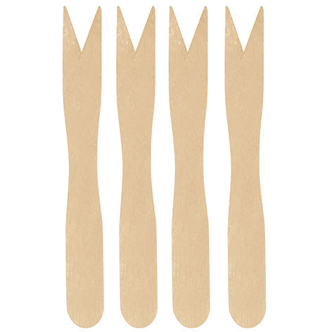 Kögler 16.000x Holz-Pommes-Gabeln, 8x 2.000 Stk./Btl.