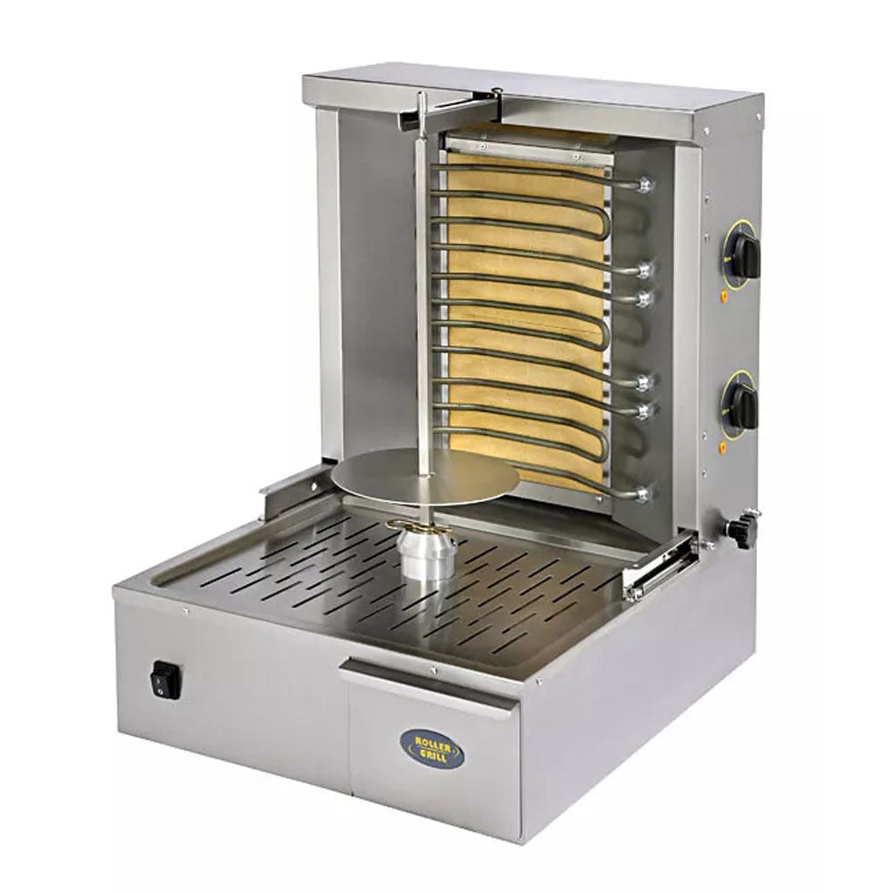 ROLLER GRILL Elektro-Gyrosgrill, Edelstahl, 3,6kW, 230V, 580x660x695mm