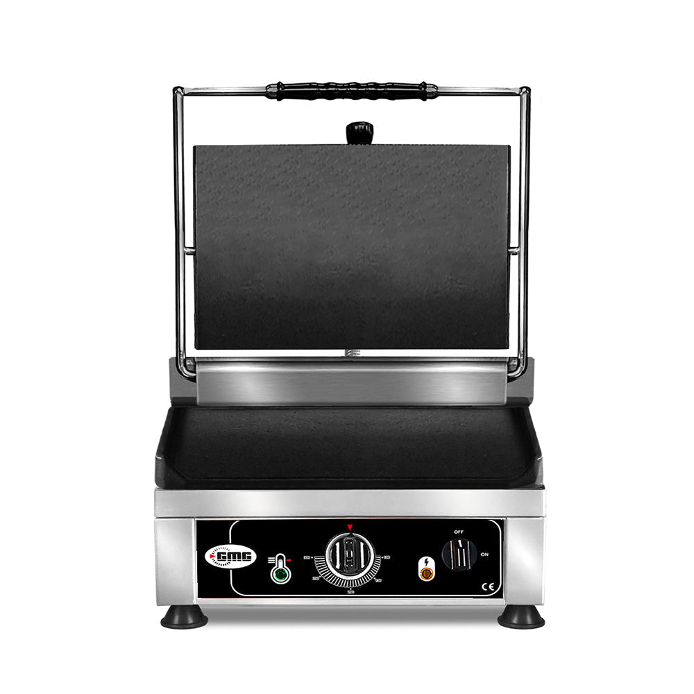 GMG Kontaktgrill (Oben und Unten glatt), Edelstahl und Gusseisen, 1,75kW, 230V, 290x440x300mm (KG2525GG)