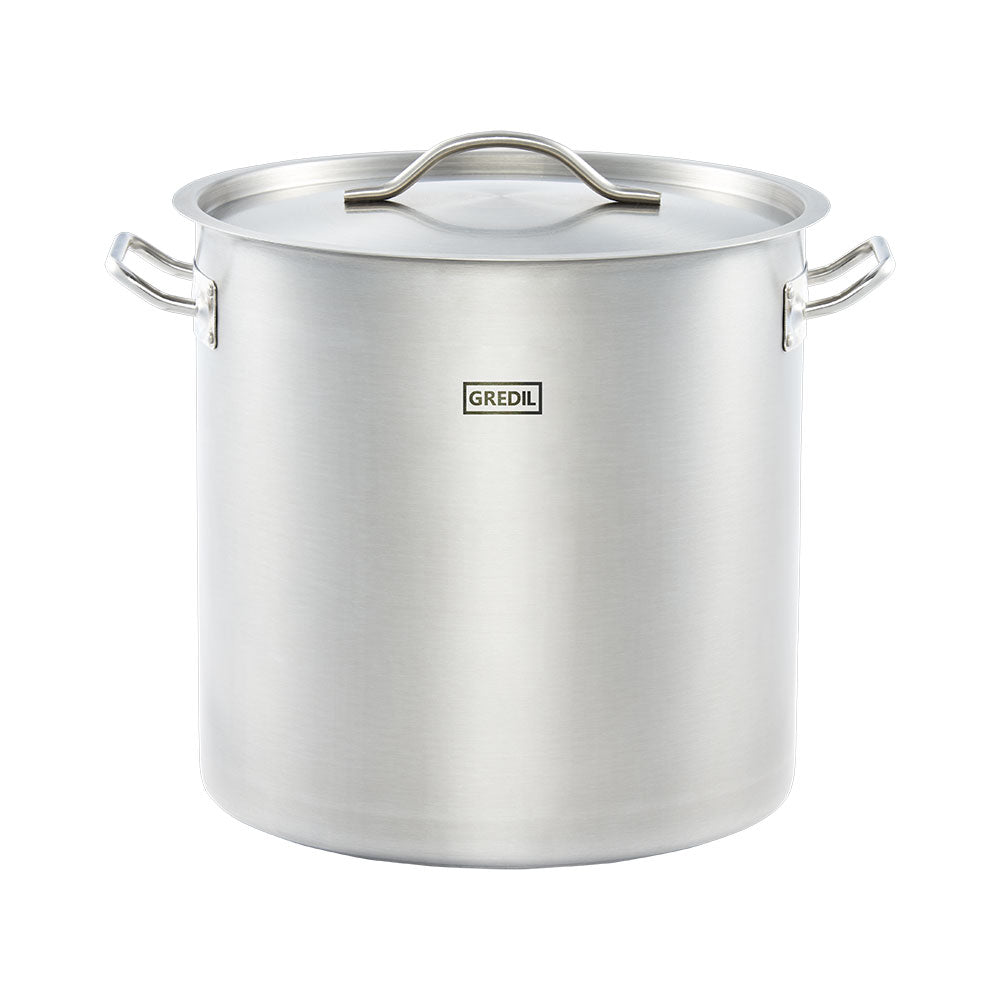 Gredil Suppentopf (inkl. Deckel), Edelstahl, Serie: ECO, Inhalt: 36,6L, Durchmesser: 360mm, Höhe:360mm