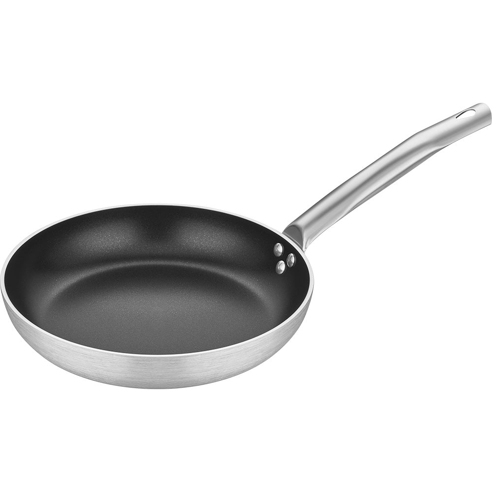 Stalgast Bratpfanne, Aluminium, Schwarz und Silber, Durchmesser: 400mm, Höhe: 63mm