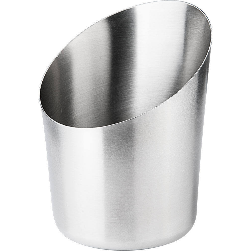 Stalgast Servier-Becher, Edelstahl, Silber, Inhalt: 300ml, Durchmesser: 88mm, Höhe: 110mm