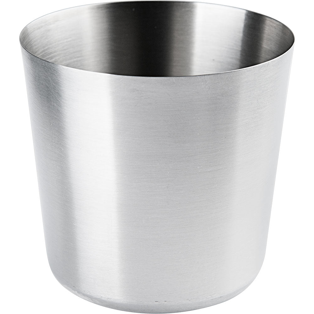 Stalgast Servier-Becher, Edelstahl, Silber, Inhalt: 410ml, Durchmesser: 88mm, Höhe: 85mm