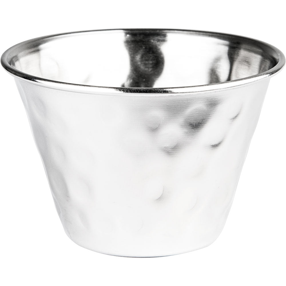 Stalgast Dip-Schale Edelstahl, Hammerschlagoptik Ø 72 mm, 120 ml