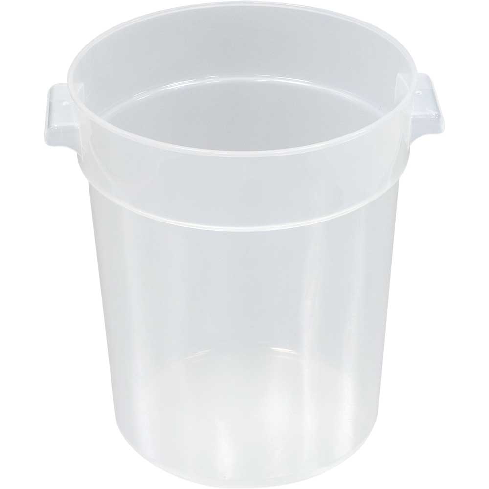 Stalgast Vorratsbehälter, Polypropylen, Transparent, Rund, Inhalt: 20L, Durchmesser: 310mm, Höhe: 375mm