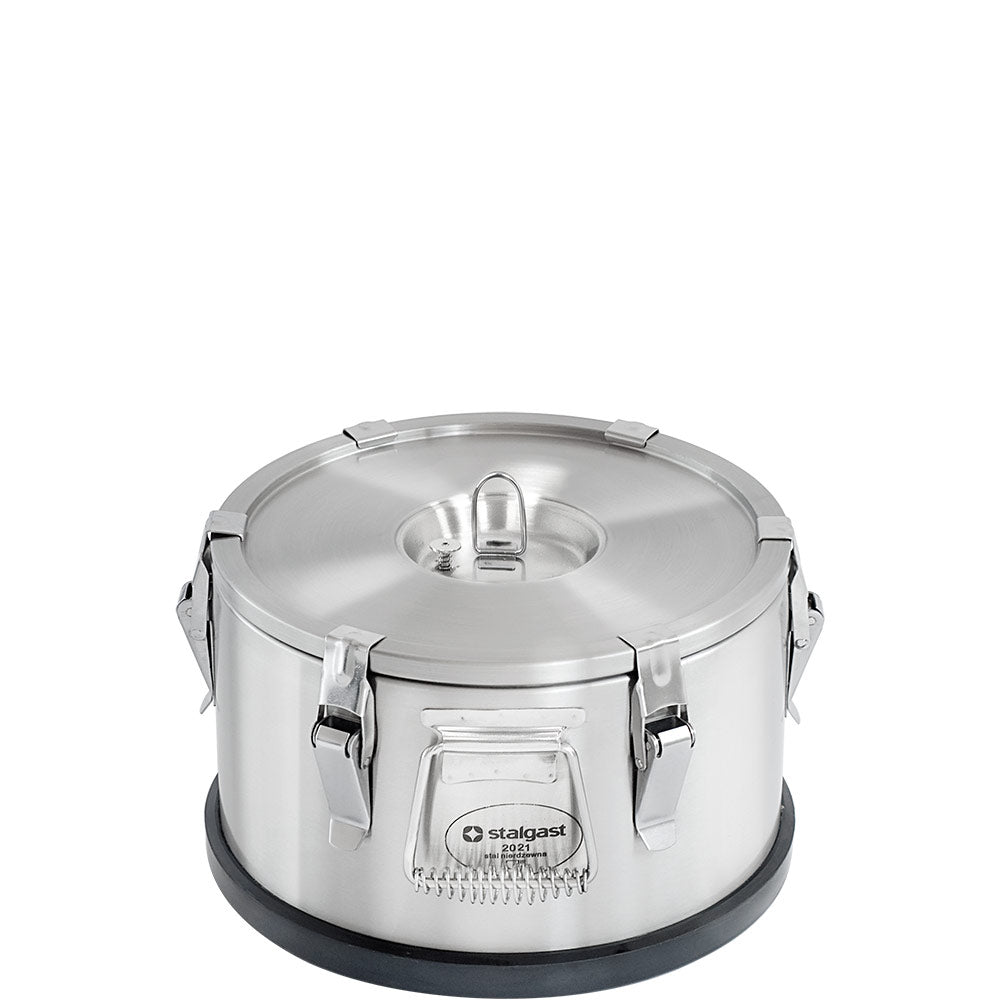 Stalgast Thermobehälter, Edelstahl, Inhalt: 10L, Durchmesser: 330mm, Höhe: 235mm