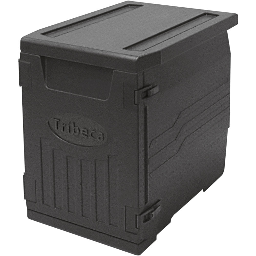 Stalgast Thermobox (Frontlader, GN1/1-65mm), Polypropylen, Schwarz, Inhalt: 93L, 645x445x625mm